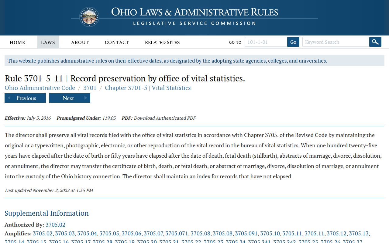 Beavercreek Township previous residents historical vital records transfer rule